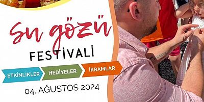 BAĞKONAK SU GÖZÜ FESTİVALİNE DAVETLİSİNİZ 